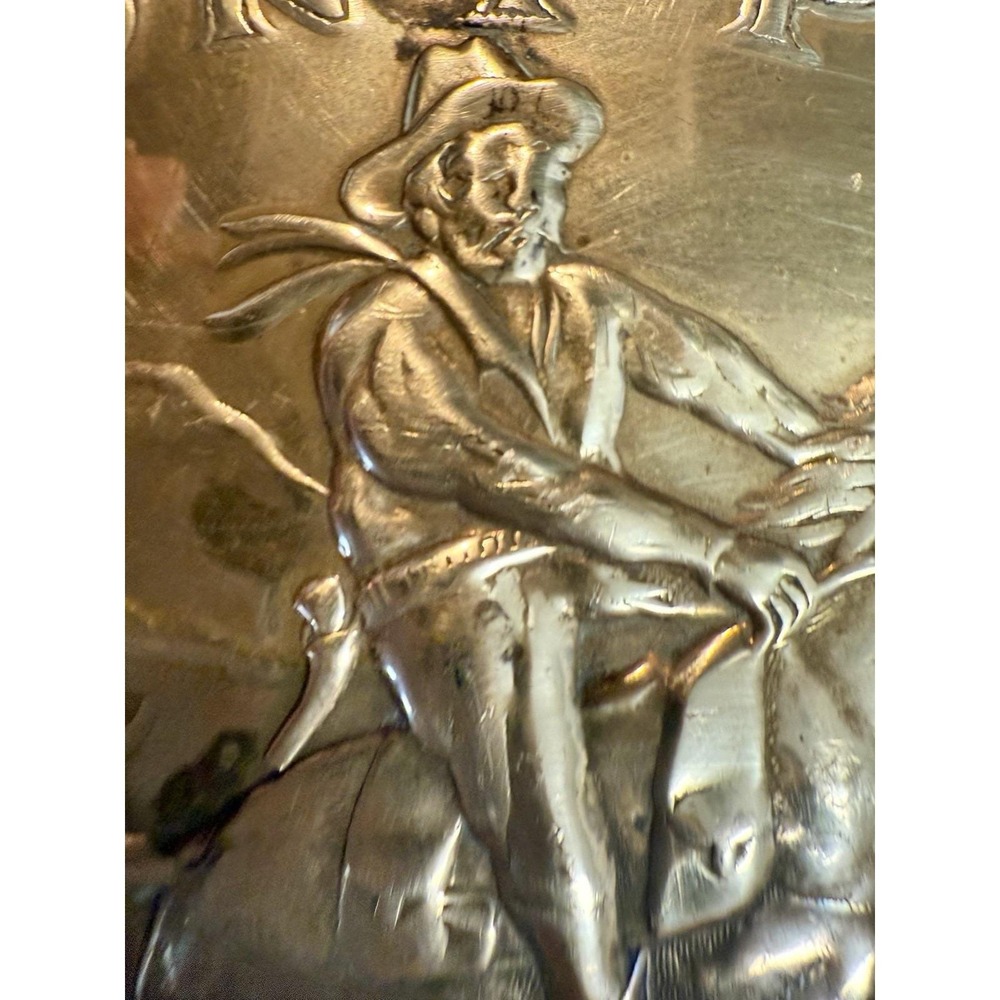Vintage Fairchild Pony Post‎ Belt Buckle Solid Minted Brass USA Western - Picture 2 of 10